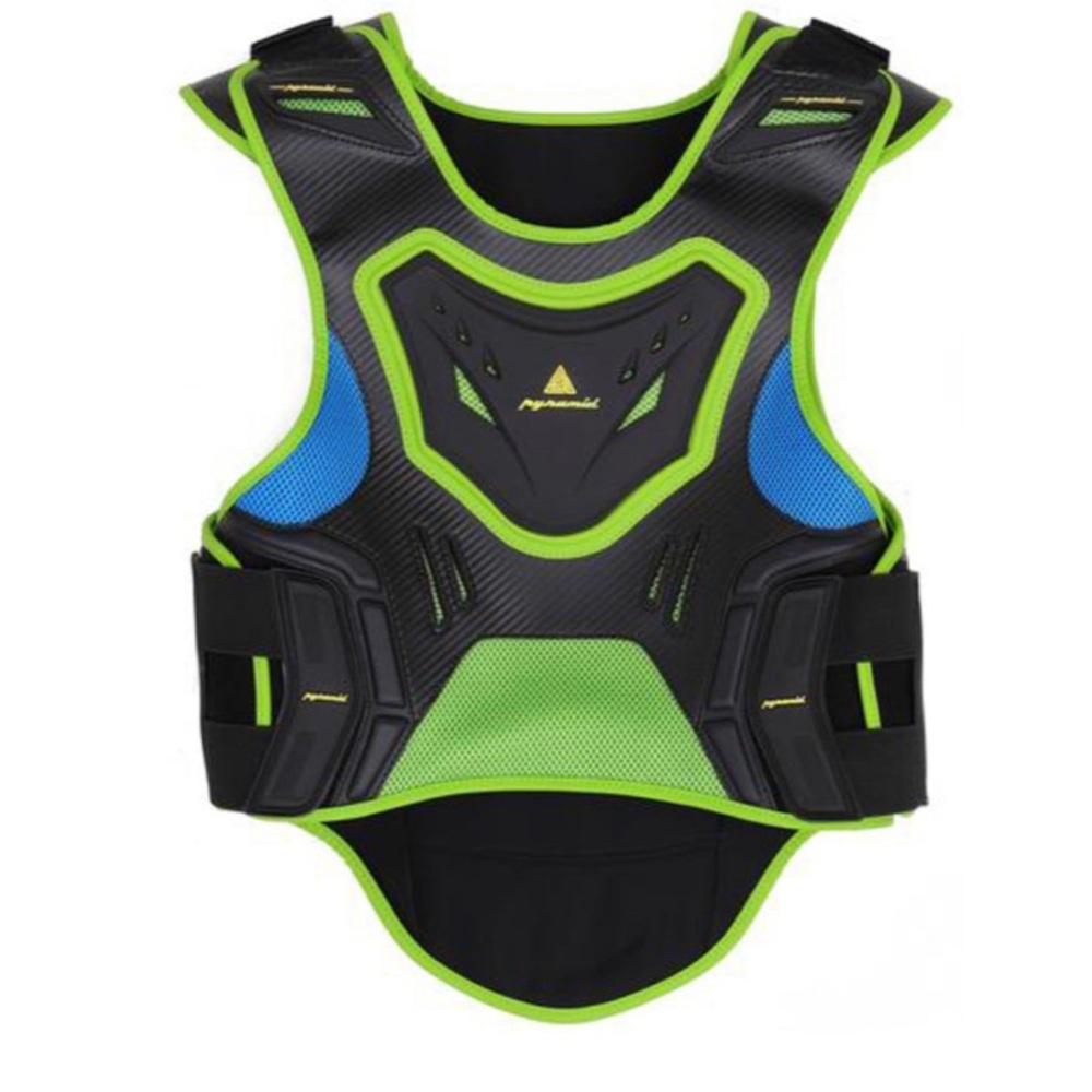 Black Pyramid Street-X Vest Green/Black Chris Brown Motorcross